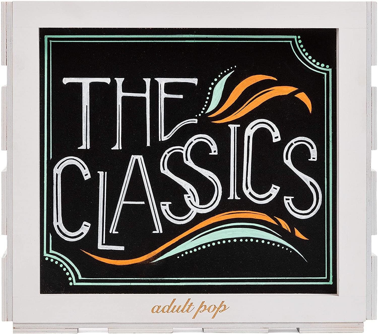 Chalkboard Vinyl Record Storage Crate (Matte Black) - JOY2ESpree