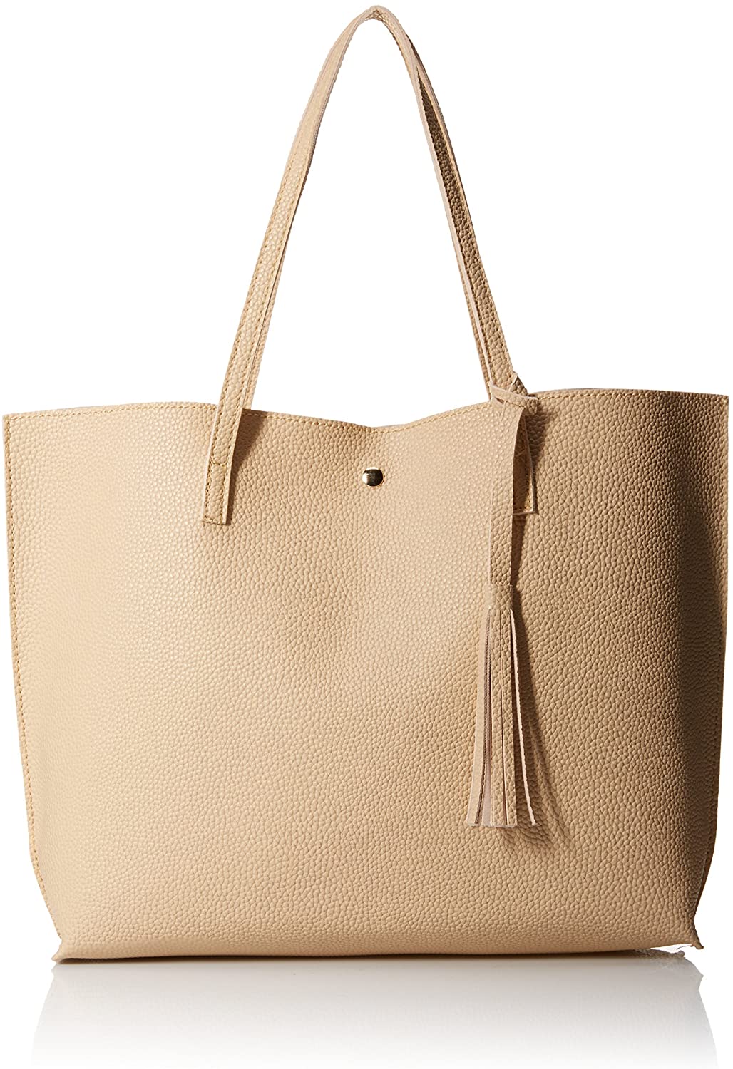 Oct17 Women Large Tote Bag - Tassels Faux Leather Shoulder Handbags, Fashion Ladies Purses Satchel Messenger Bags