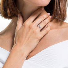 
                        
                          Load image into Gallery viewer, SWAROVSKI Women's Infinity Ring Collection, Rhodium Plated, Clear Crystals - JOY2ESpree
                        
                      