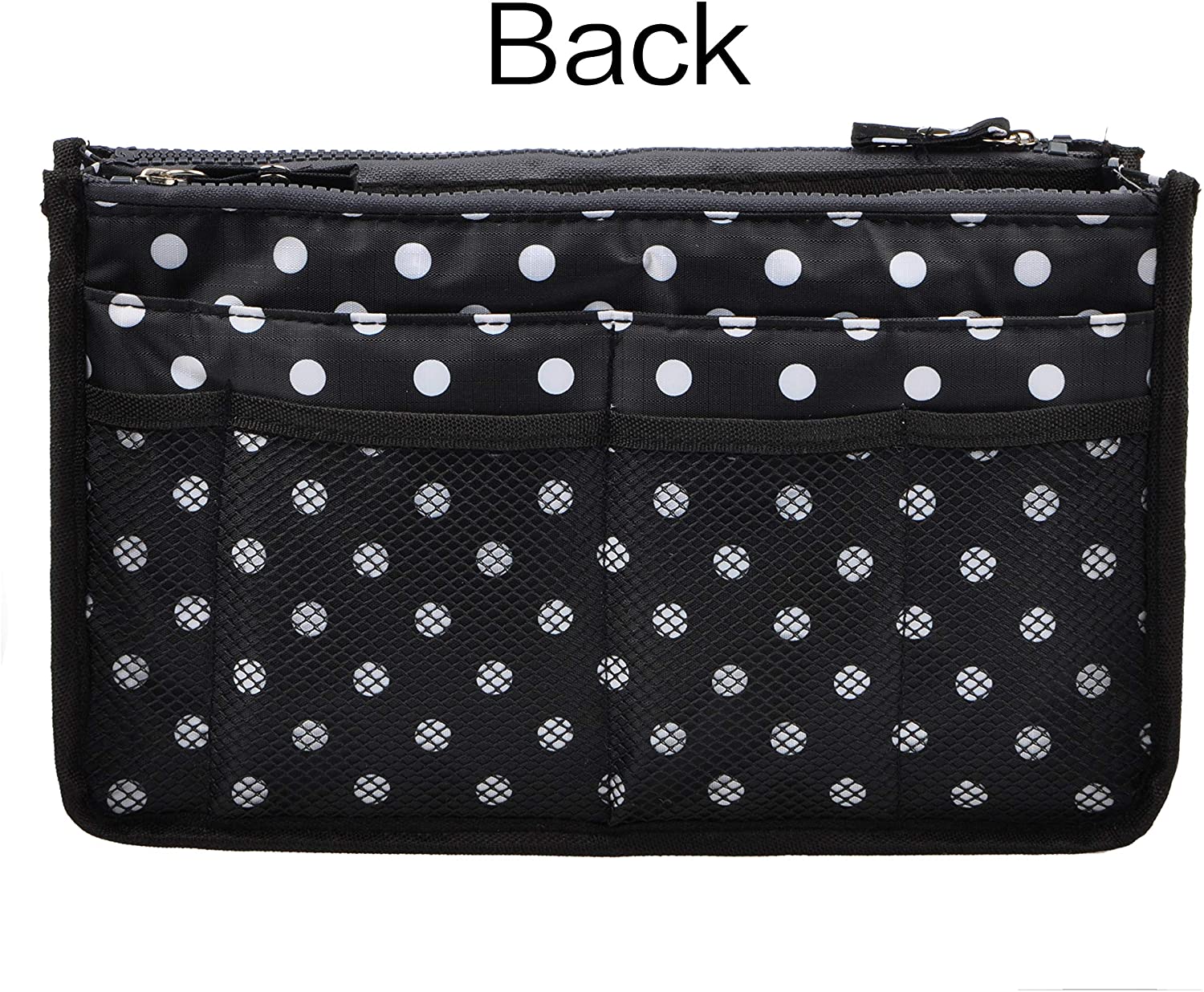 Vercord Updated Purse Handbag Organizer Insert Liner Bag in Bag 13 Pockets Purple Small