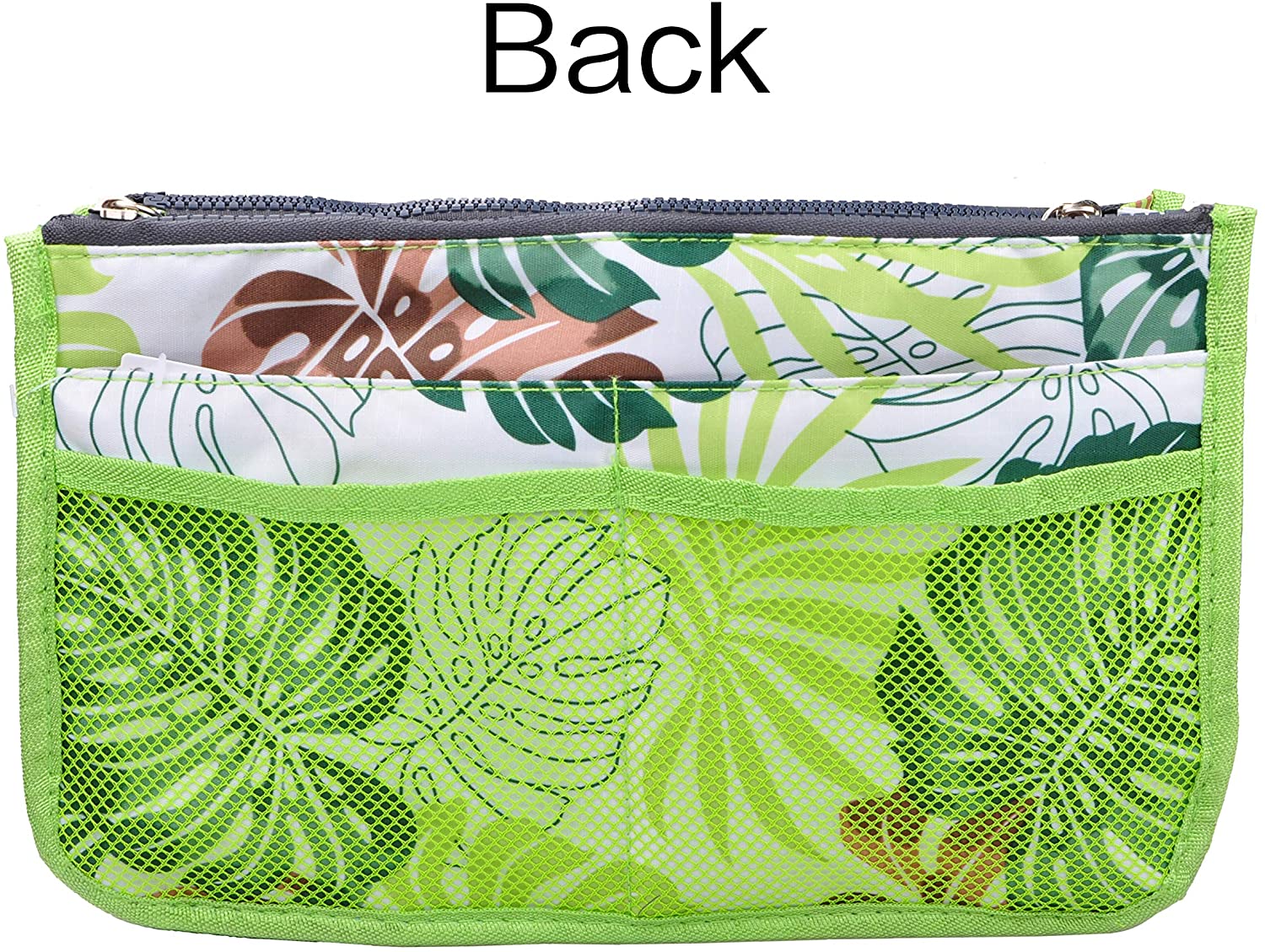 Vercord Updated Purse Handbag Organizer Insert Liner Bag in Bag 13 Pockets Purple Small