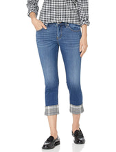 
                        
                          Cargar imagen en el visor de la galería, Jag Jeans Women's Petite Carter Girlfriend Jean W/Plaid Cuff
                        
                      