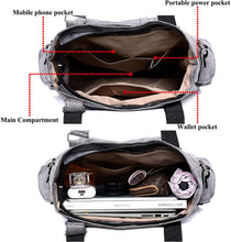 
                        
                          將圖片載入圖庫檢視器 Canvas Tote Bag Waterproof Nylon Multi Pocket Shoulder Bags Laptop Work Bag Teacher Purse and Handbags for Women &amp; Men
                        
                      