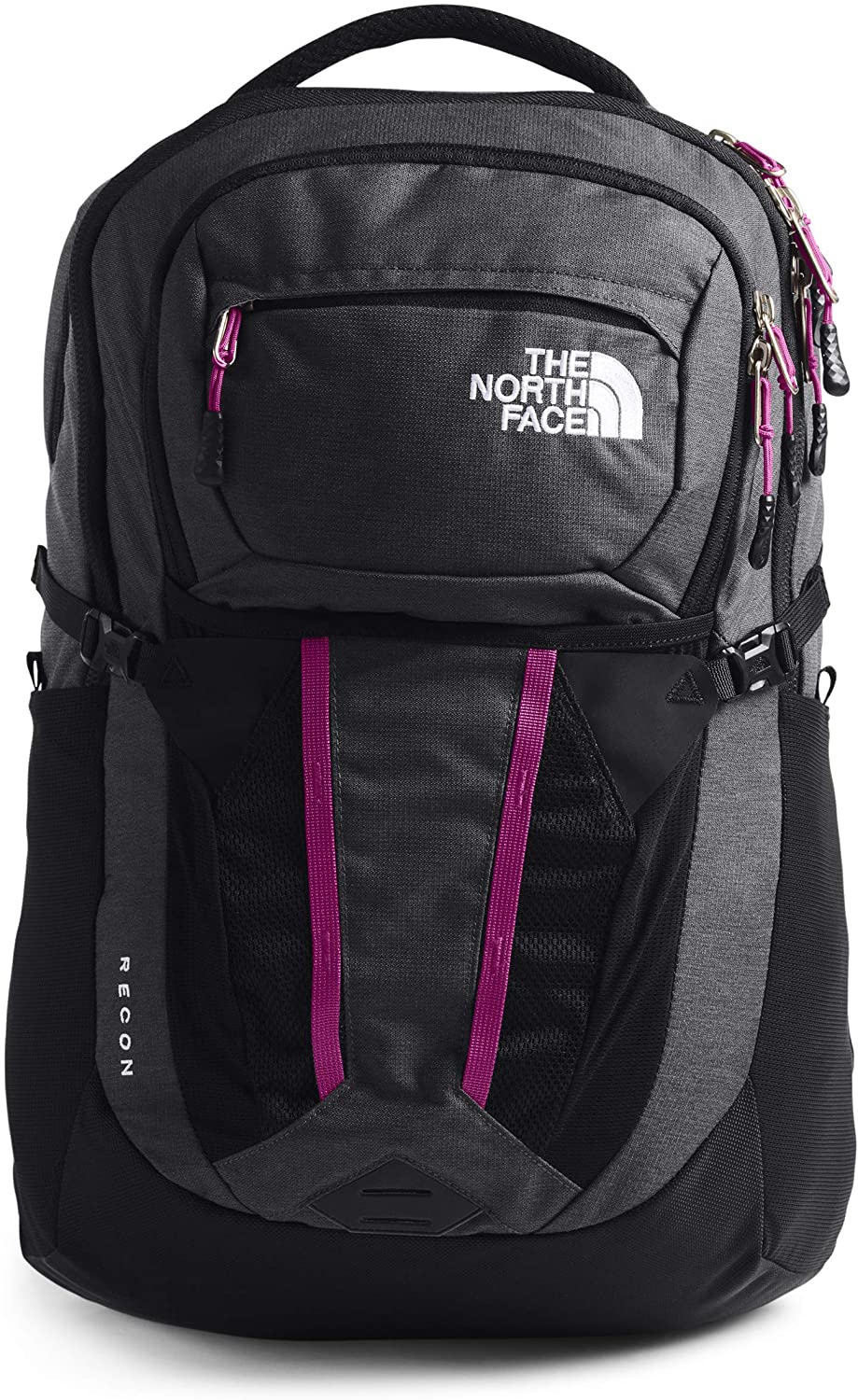 The North Face Women's Recon Backpack, TNF Black Heather/Silver Reflective, One Size