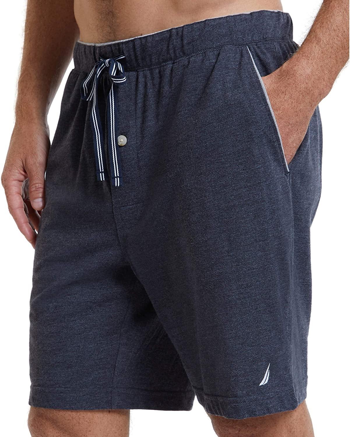 Nautica Men's Soft Knit Elastic Waistband Sleep Lounge Short - JOY2ESpree