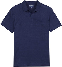 
                        
                          Cargar imagen en el visor de la galería, Vilebrequin Men's Pyramid Solid Linen Jersey Polo
                        
                      