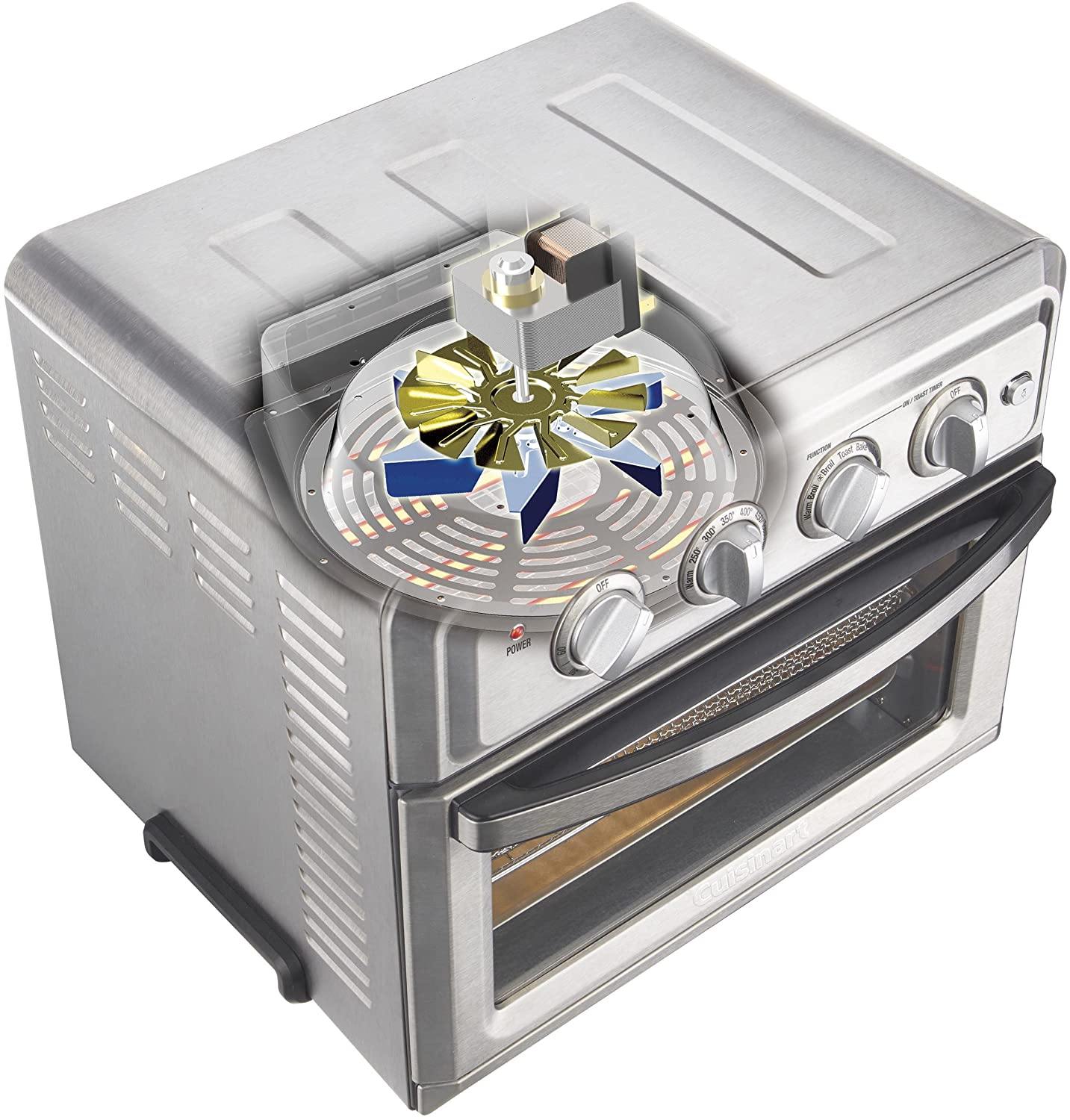 Cuisinart TOA-60 Convection Toaster Oven Airfryer, Silver - JOY2ESpree