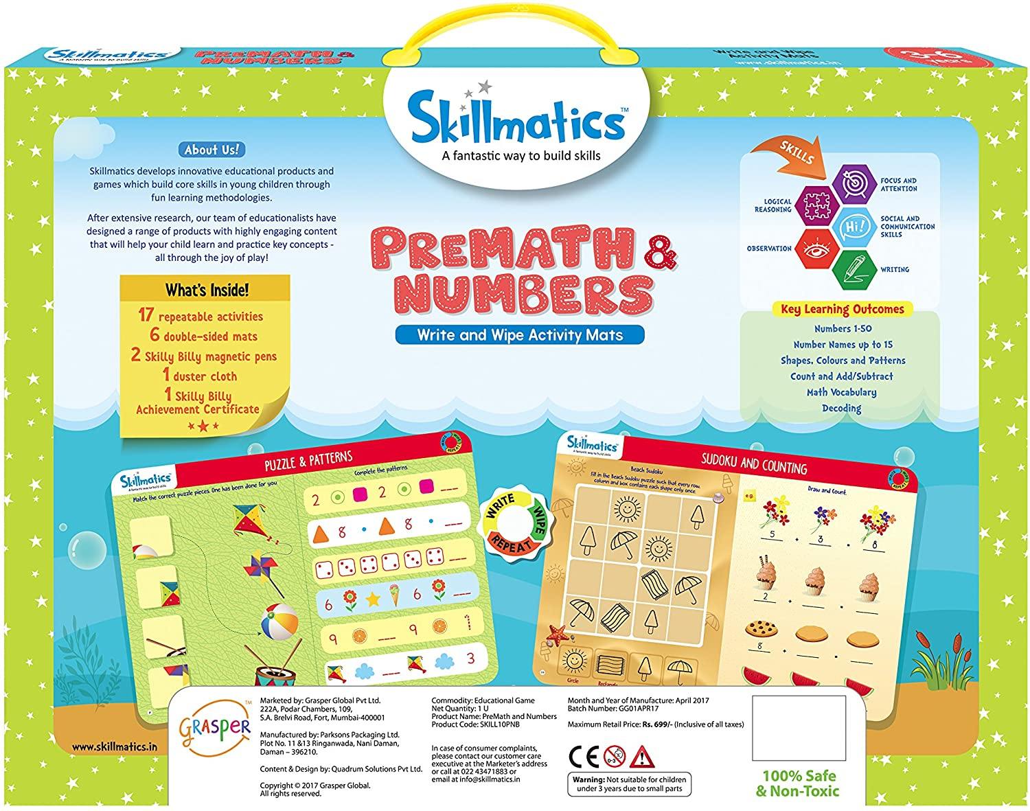 Skillmatics Educational Game: I Can Write (3-6 Years) - JOY2ESpree