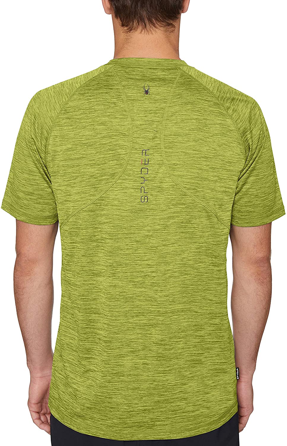 Spyder Men's Hydro Stretch Swim T-Shirt - Quick Dry Short Sleeve Rash Guard Tee