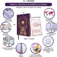 
                        
                          Cargar imagen en el visor de la galería, Law of Attraction Planner - Undated Deluxe Weekly, Monthly Planner
                        
                      
