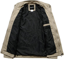 
                        
                          將圖片載入圖庫檢視器 Wantdo Men's Cotton Stand Collar Lightweight Front Zip Jacket
                        
                      