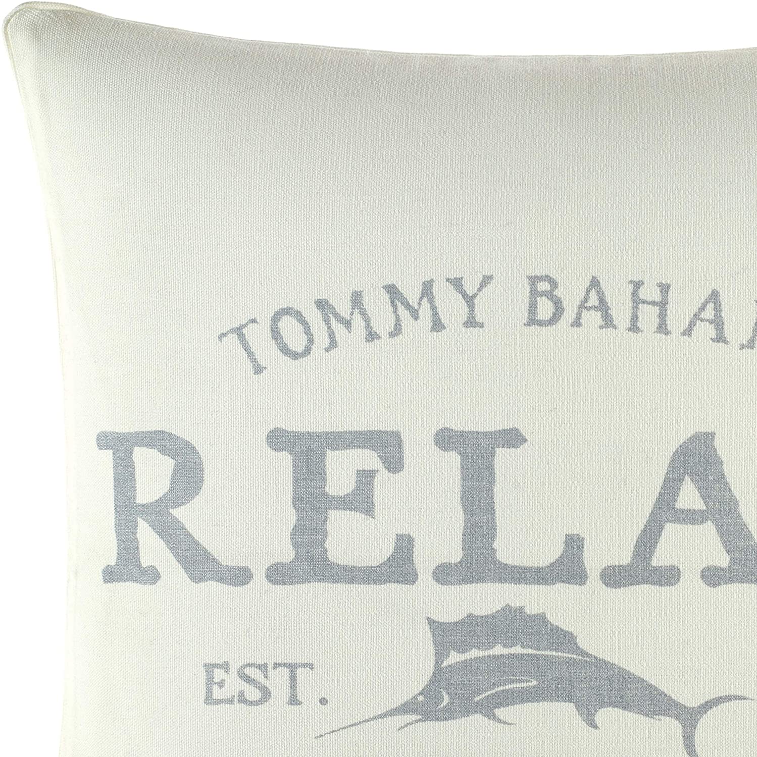 Tommy Bahama Relax Throw Pillow, 18x18, Grey