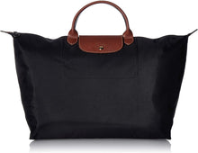 
                        
                          Load image into Gallery viewer, Longchamp Le Pliage Large Travel Bag, Red Garance, 17.75" x 13.75" x 9"
                        
                      