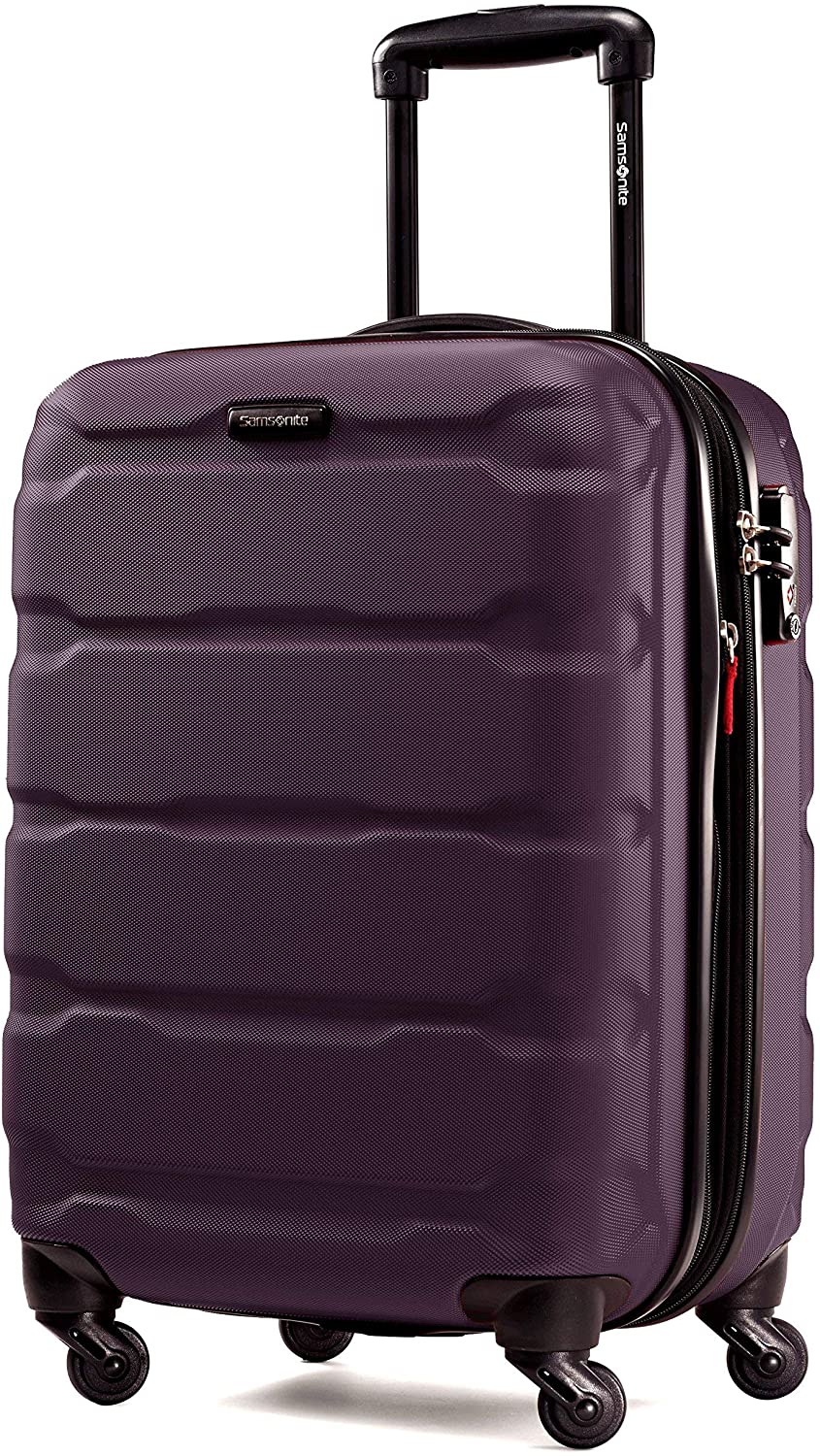 Samsonite Omni PC Hardside Expandable Luggage with Spinner Wheels, Black, Carry-On 20-Inch