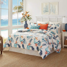 
                        
                          Load image into Gallery viewer, Tommy Bahama Birdseye View Comforter Set, King, Blue,USHSA31145084,4
                        
                      