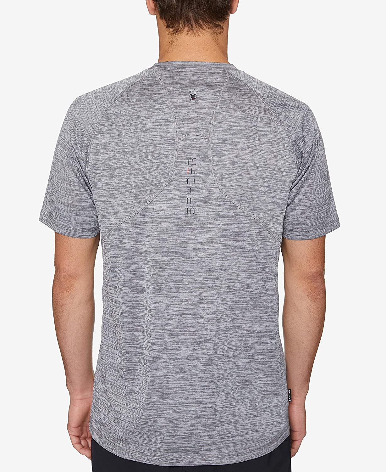 Spyder Men's Hydro Stretch Swim T-Shirt - Quick Dry Short Sleeve Rash Guard Tee