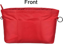 
                        
                          Cargar imagen en el visor de la galería, Vercord Purse Organizer Insert Bag Tote Handbags Pocketbook Inserts Organizers Zipper 11 Pockets Black Medium
                        
                      