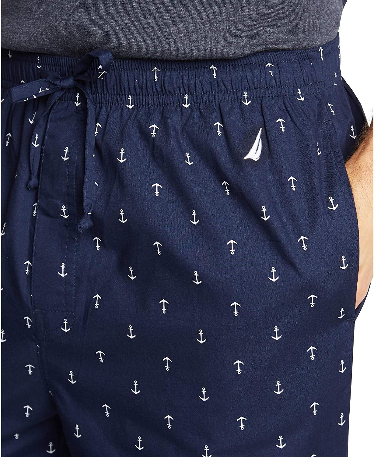 Nautica Men's Soft Woven 100% Cotton Elastic Waistband Sleep Pajama Pant - JOY2ESpree