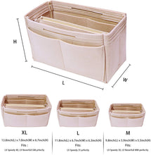 
                        
                          गैलरी व्यूवर में इमेज लोड करें, Purse Handbag Organizer Insert, MISIXILE Felt Bag Organizer with Handles
                        
                      