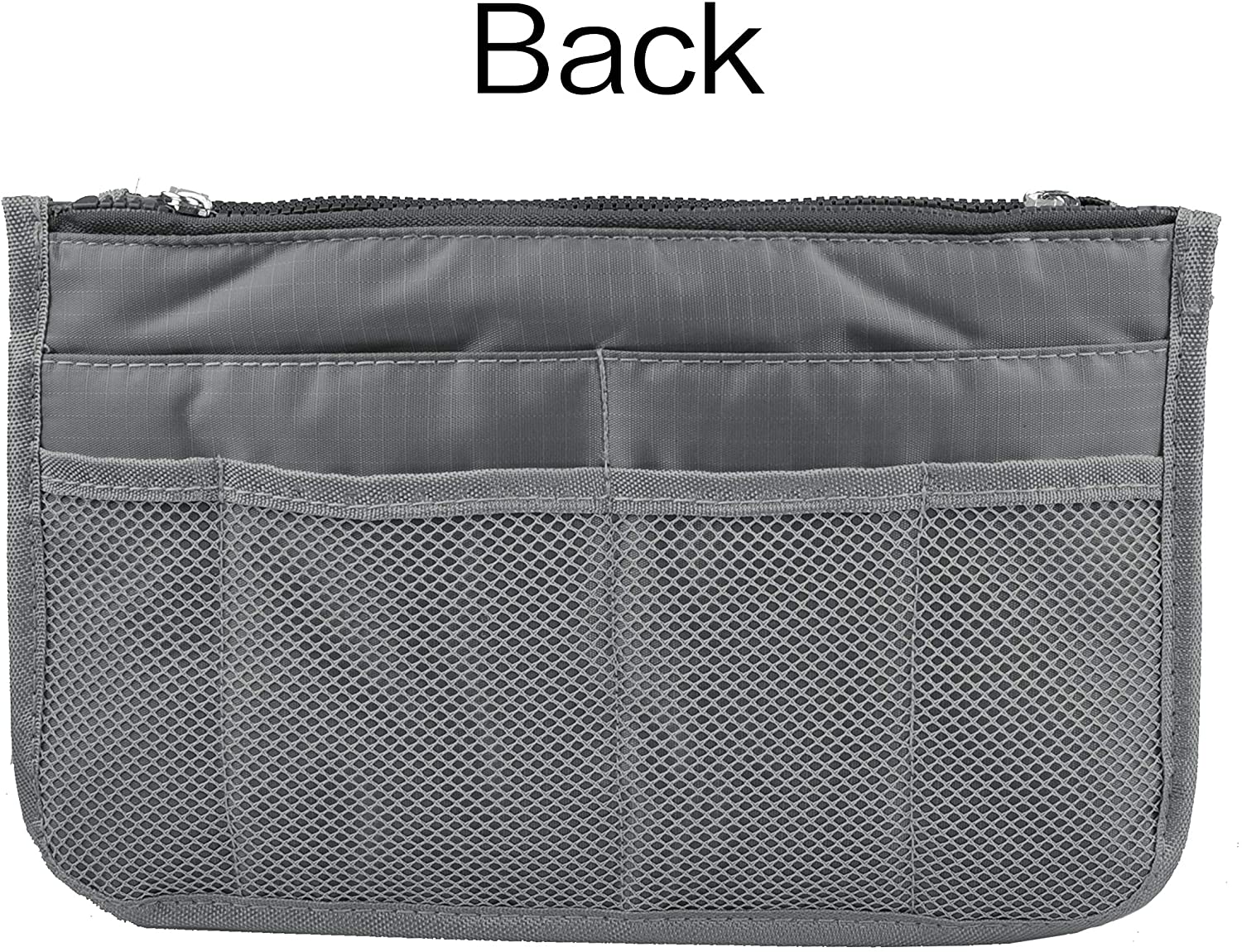 Vercord Updated Purse Handbag Organizer Insert Liner Bag in Bag 13 Pockets Purple Small