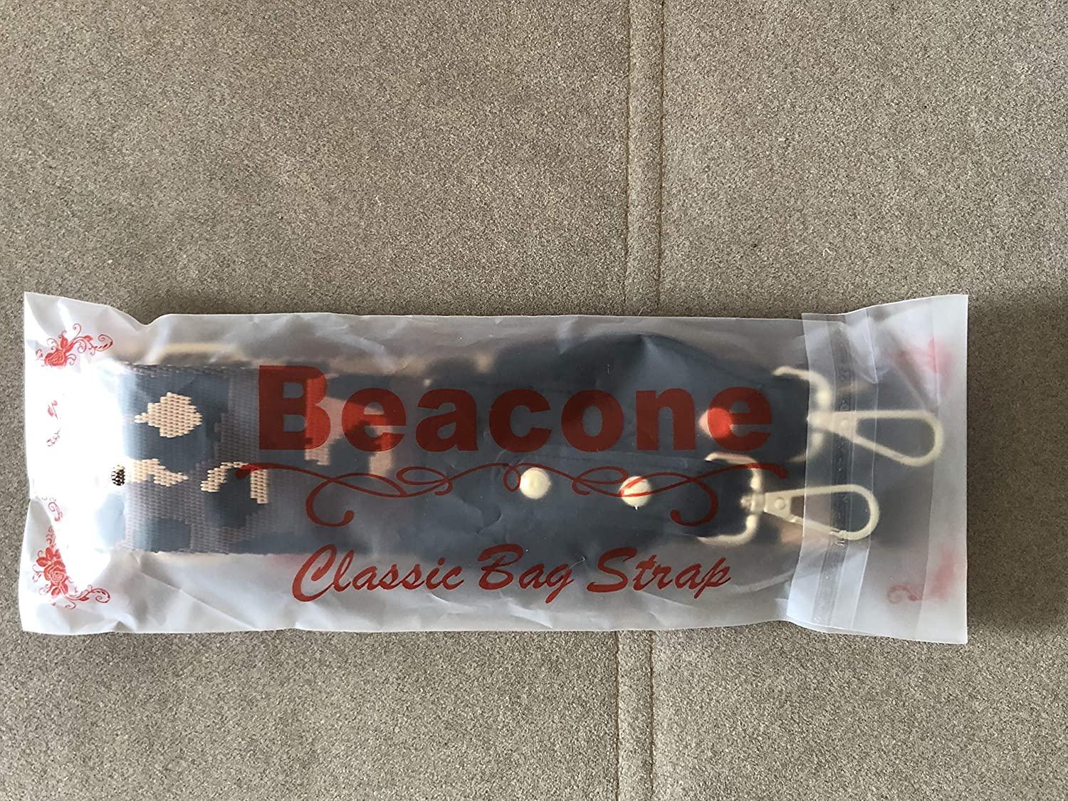 Beacone Wide Purse Strap Replacement Adjustable Crossbody Handbag Strap Belt