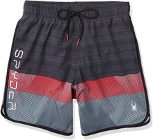 
                        
                          Cargar imagen en el visor de la galería, Spyder Men's 7" Textured Colorblock Volley Swim Trunks
                        
                      