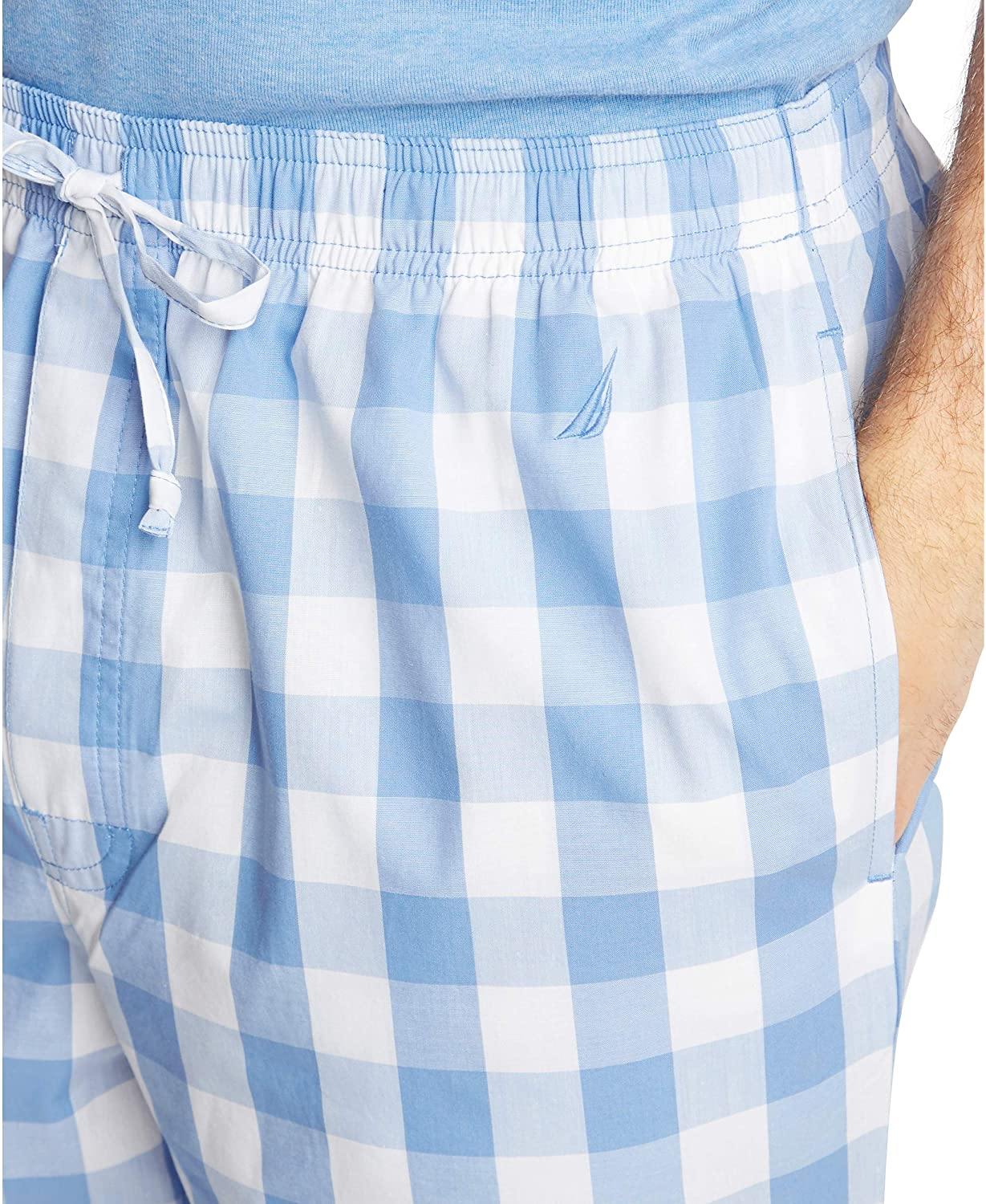 Nautica Men's Soft Woven 100% Cotton Elastic Waistband Sleep Pajama Pant - JOY2ESpree