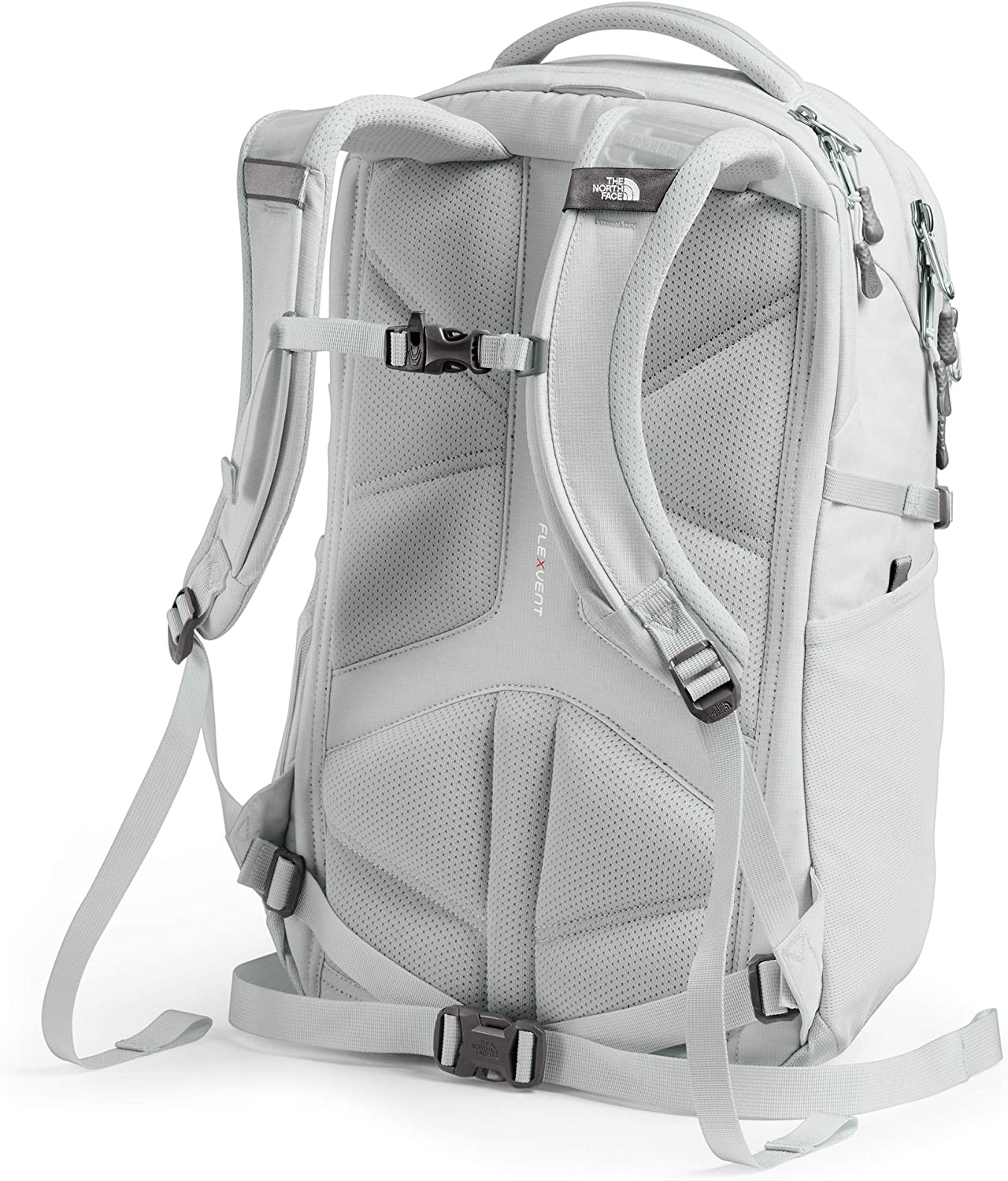 The North Face Women's Recon Backpack, TNF Black Heather/Silver Reflective, One Size