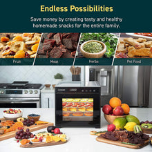 
                        
                          Muat gambar ke penampil Galeri, COSORI Premium Food Dehydrator Machine(50 Free Recipes), 6 Stainless Steel Trays with Digital Timer and Temperature Control - JOY2ESpree
                        
                      