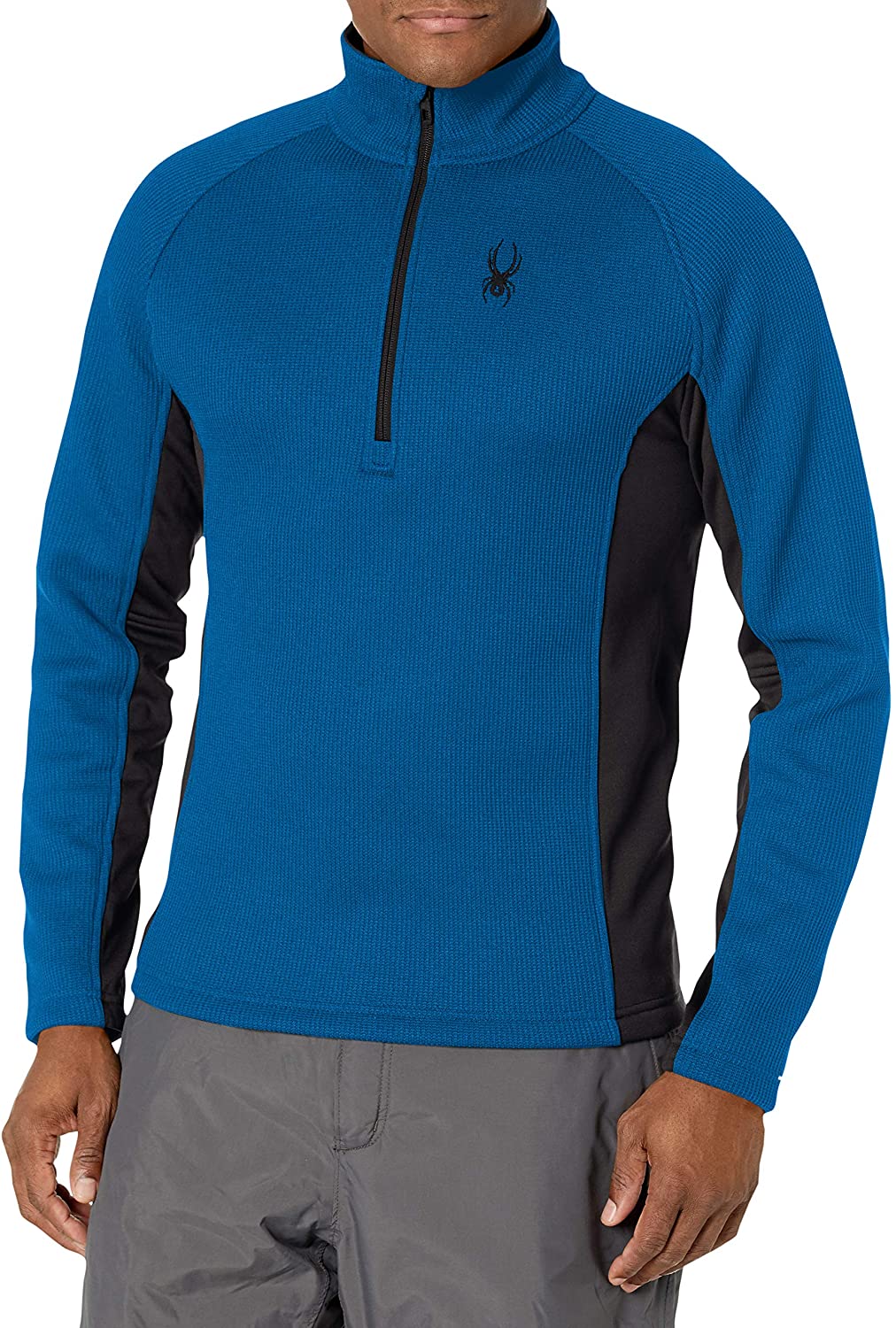 Spyder Active Sports Men's Outbound Half Zip Mid-Weight Mock Neck Sweater