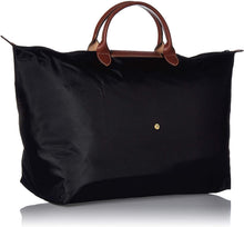 
                        
                          Load image into Gallery viewer, Longchamp Le Pliage Large Travel Bag, Red Garance, 17.75" x 13.75" x 9"
                        
                      