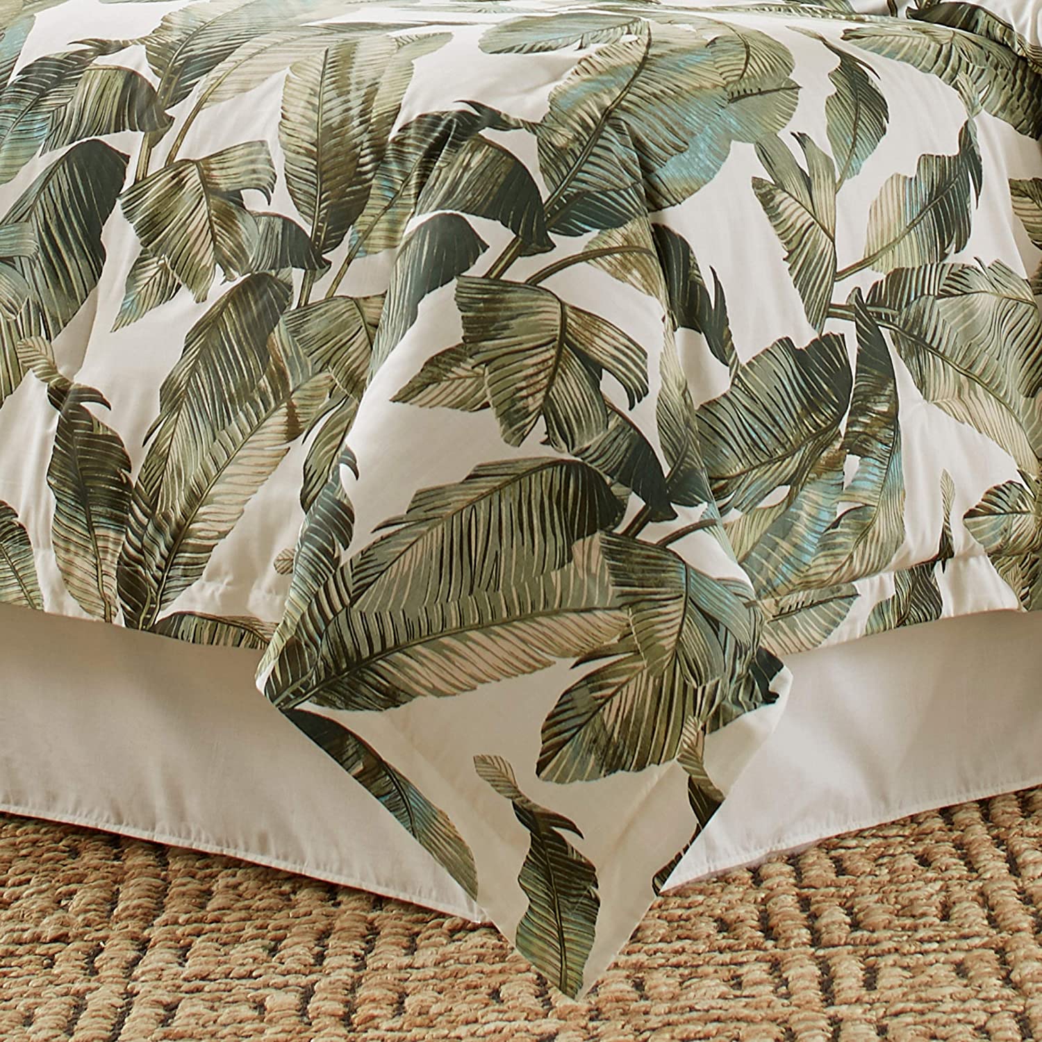Tommy Bahama Fiesta Palms Comforter Set, Queen, Green