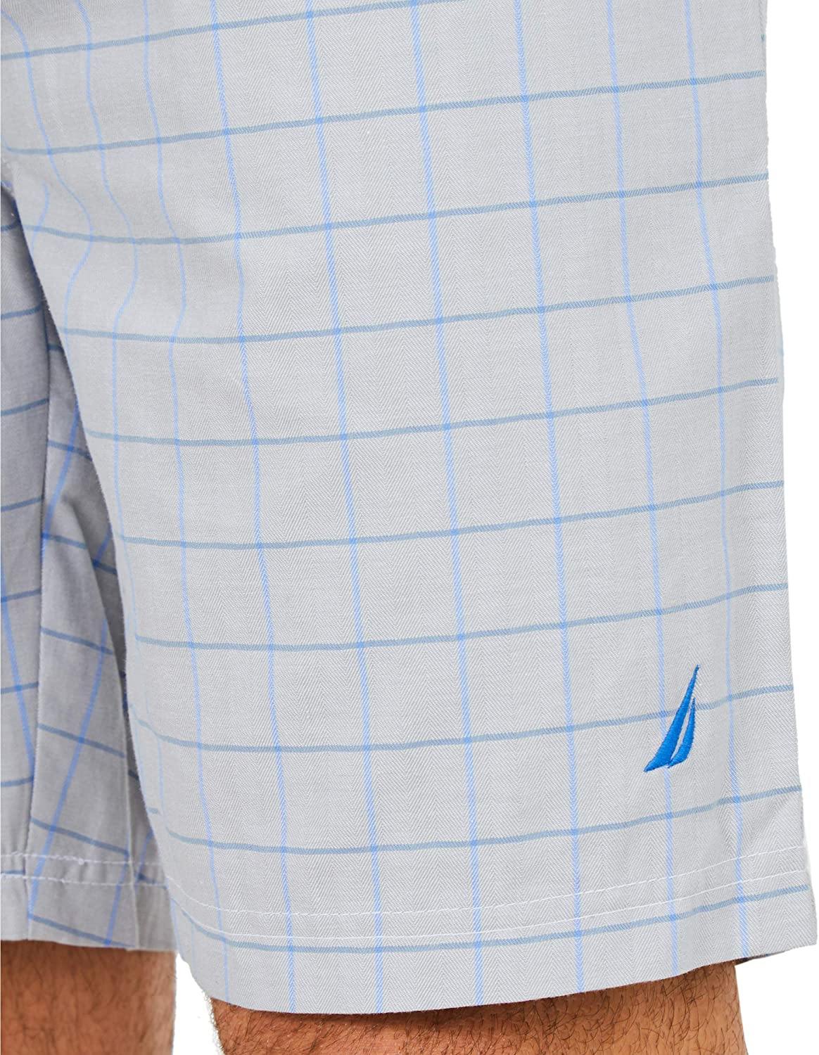 Nautica Men's Soft Woven 100% Cotton Elastic Waistband Sleep Pajama Short - JOY2ESpree