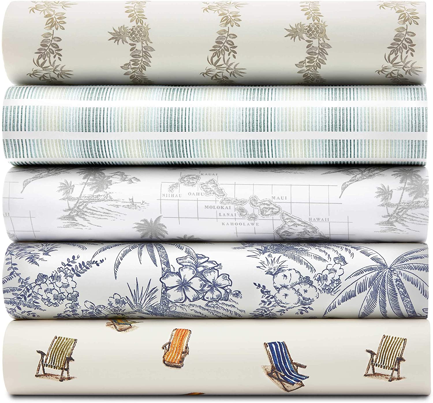 Tommy Bahama Vintage Map Sheet Set, King