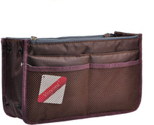 
                        
                          Muat gambar ke penampil Galeri, Vercord Updated Purse Handbag Organizer Insert Liner Bag in Bag 13 Pockets Purple Small
                        
                      