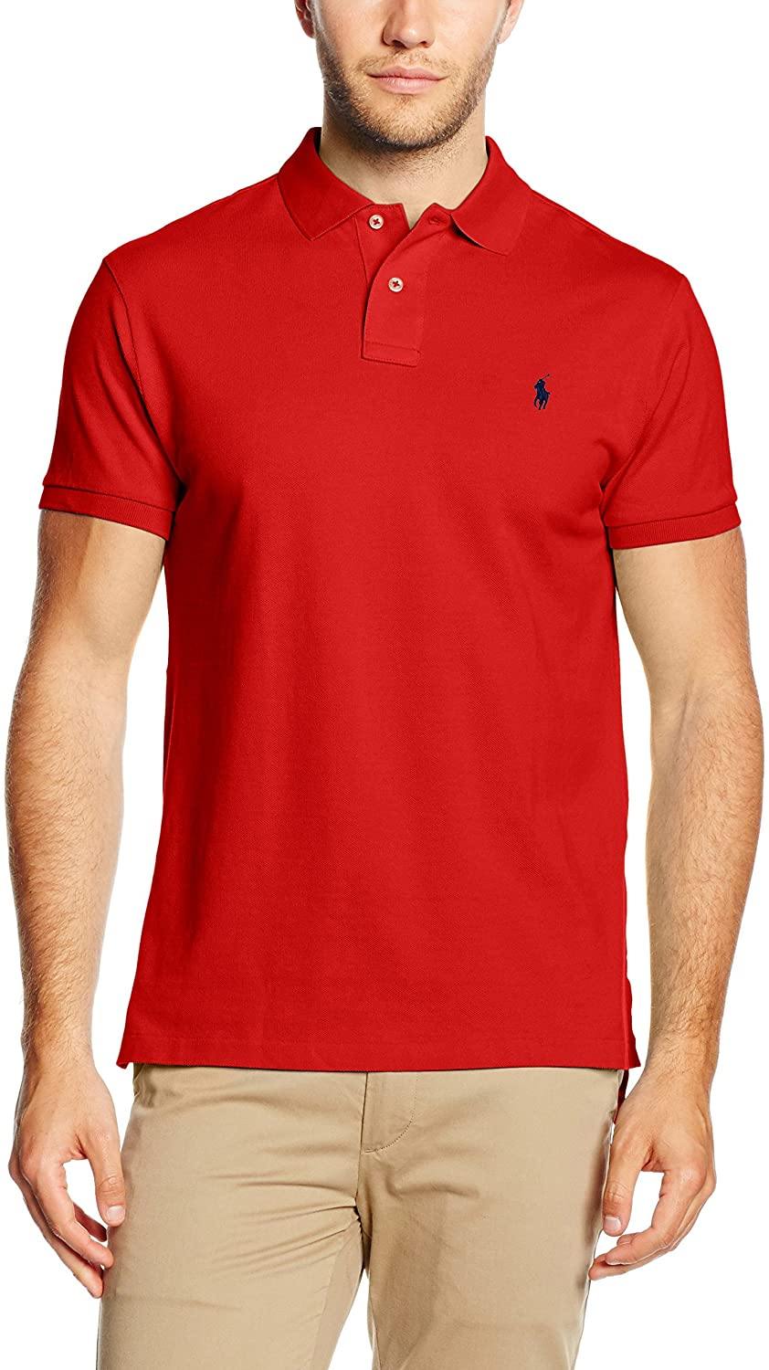 Polo Ralph Lauren Mens Custom Fit Short Sleeves Polo Shirt