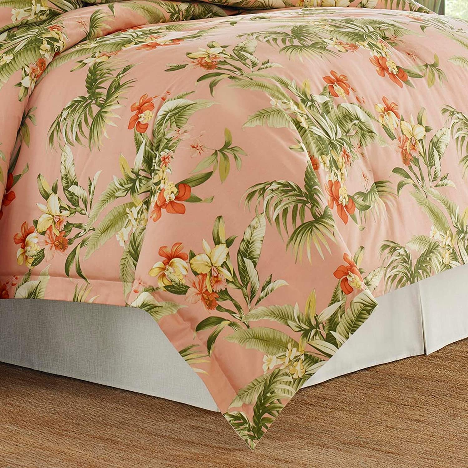 Tommy Bahama Siesta Key Comforter Set, King, Cantaloupe