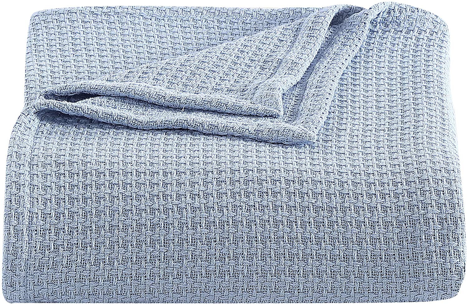 Tommy Bahama Home | Bahama Coast | Blanket-100% Cotton, Hypoallergenic & Ultra-Soft, All Season Bedding, Full/Queen, Blue