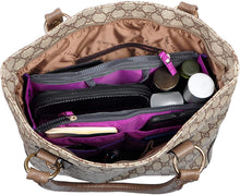 
                        
                          Muat gambar ke penampil Galeri, Vercord Updated Purse Handbag Organizer Insert Liner Bag in Bag 13 Pockets Purple Small
                        
                      