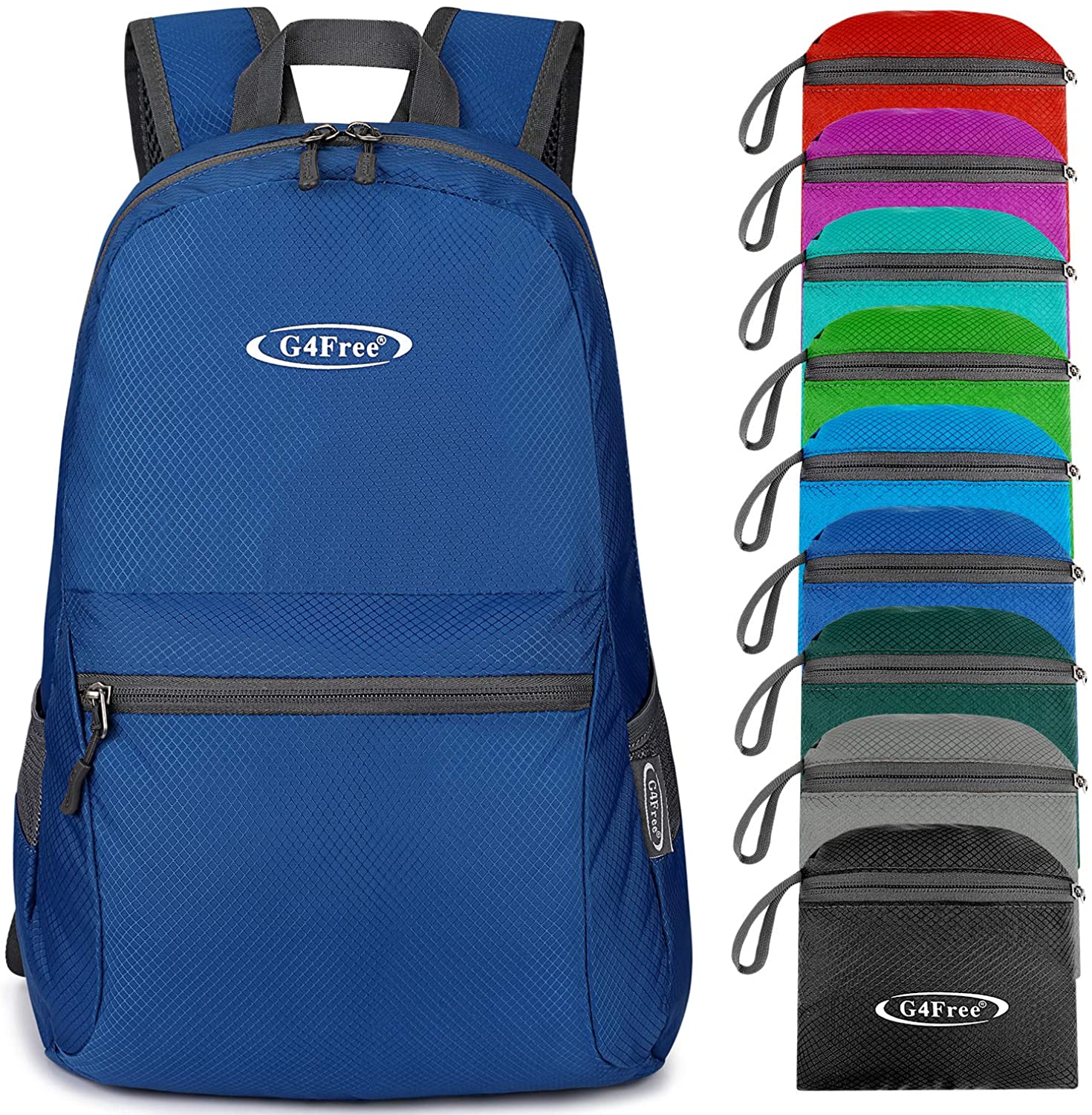 G4Free Ultra Lightweight Packable Backpack Travel Hiking Daypack Handy Foldable Water Resistant Camping Outdoor Backpack