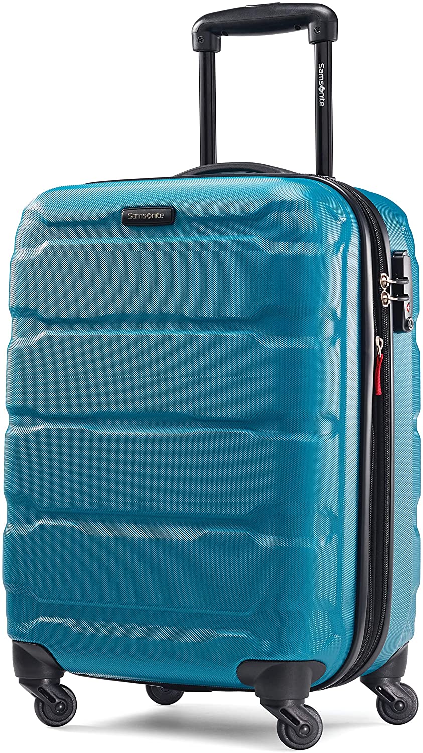 Samsonite Omni PC Hardside Expandable Luggage with Spinner Wheels, Black, Carry-On 20-Inch