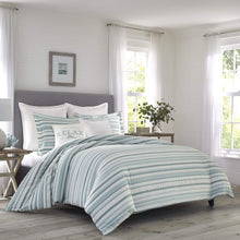 
                        
                          Load image into Gallery viewer, Tommy Bahama Clearwater Cay Comforter Set, Queen, Blue
                        
                      