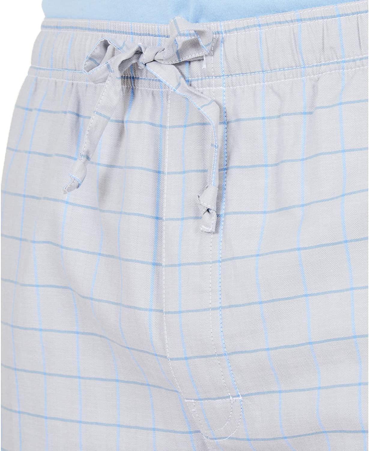 Nautica Men's Soft Woven 100% Cotton Elastic Waistband Sleep Pajama Short - JOY2ESpree