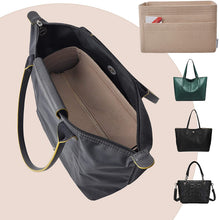 
                        
                          गैलरी व्यूवर में इमेज लोड करें, Vercord Felt Zipper Handbag Tote Purse Duffel Backpack Organizer Insert Beige Medium
                        
                      