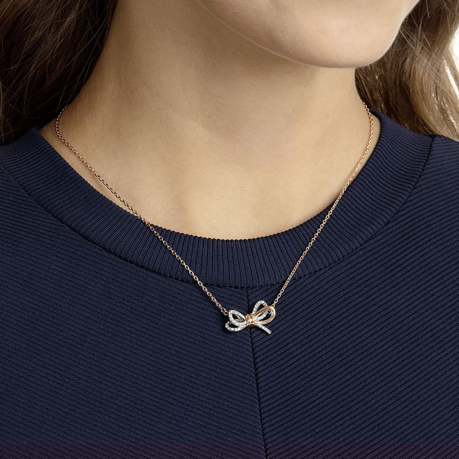 SWAROVSKI Women's Lifelong Bow Jewelry Collection, Clear Crystals - JOY2ESpree