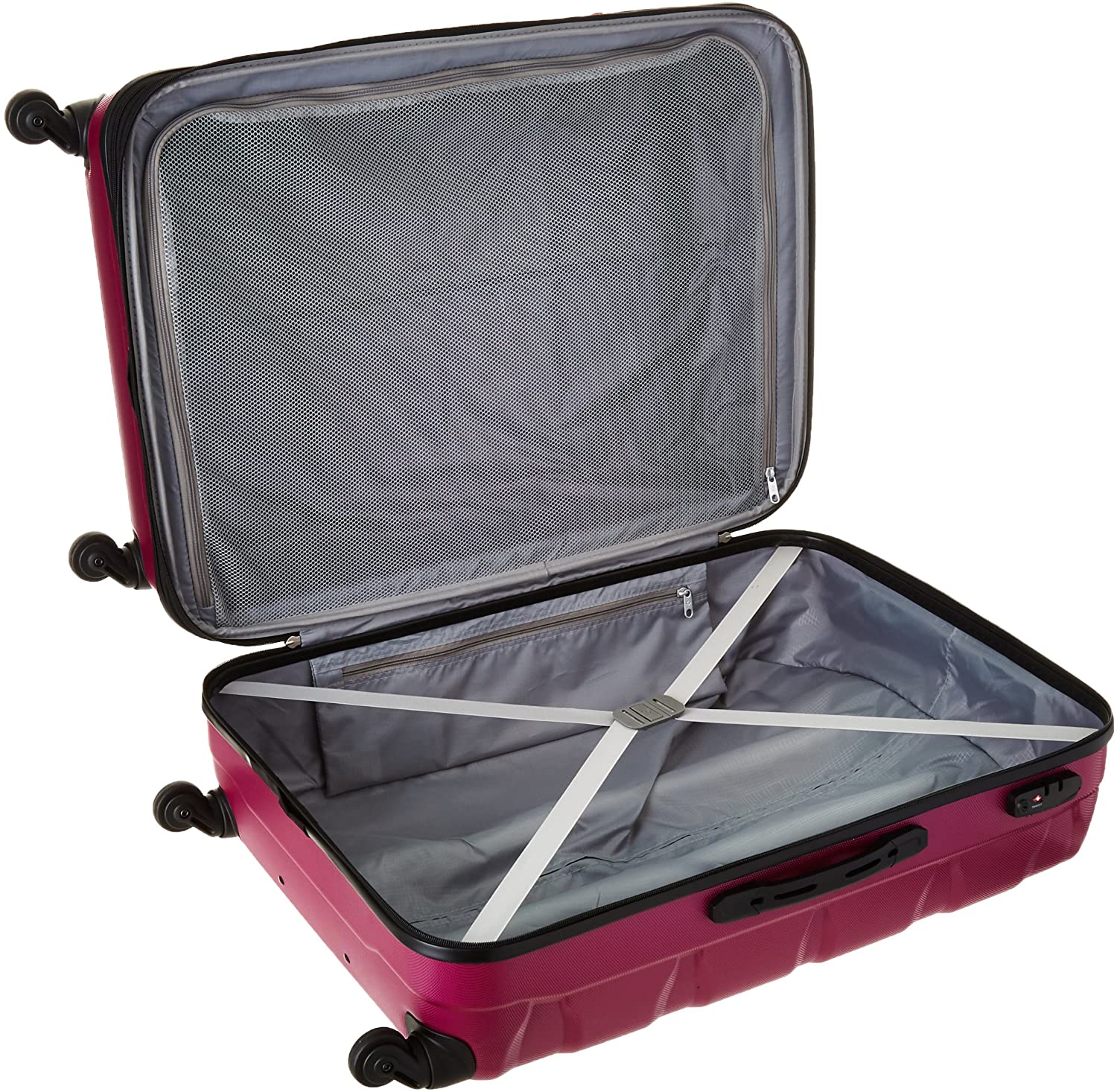 Samsonite Omni PC Hardside Expandable Luggage with Spinner Wheels, Black, Carry-On 20-Inch
