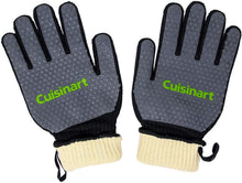 
                        
                          गैलरी व्यूवर में इमेज लोड करें, Cuisinart CGM-520 Heat Resistant Silicone Gloves, Black (2-Pack) - JOY2ESpree
                        
                      