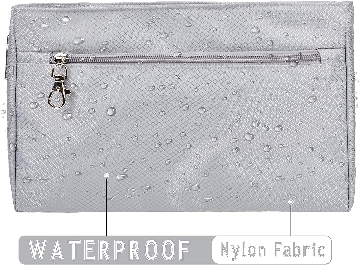Vercord Expandable Nylon Handbag Purse Organizer Insert Liner Shaper Bag
