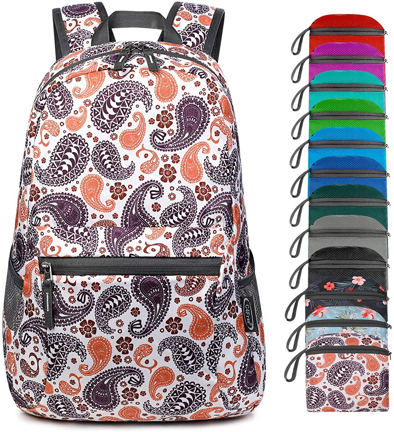 G4Free Ultra Lightweight Packable Backpack Travel Hiking Daypack Handy Foldable Water Resistant Camping Outdoor Backpack - JOY2ESpree