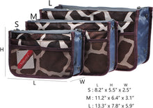 
                        
                          Load image into Gallery viewer, Vercord Purse Organizer Insert for Handbags Bag Organizers Inside Tote Pocketbook Women Nurse Nylon 13 Pockets Black Medium
                        
                      